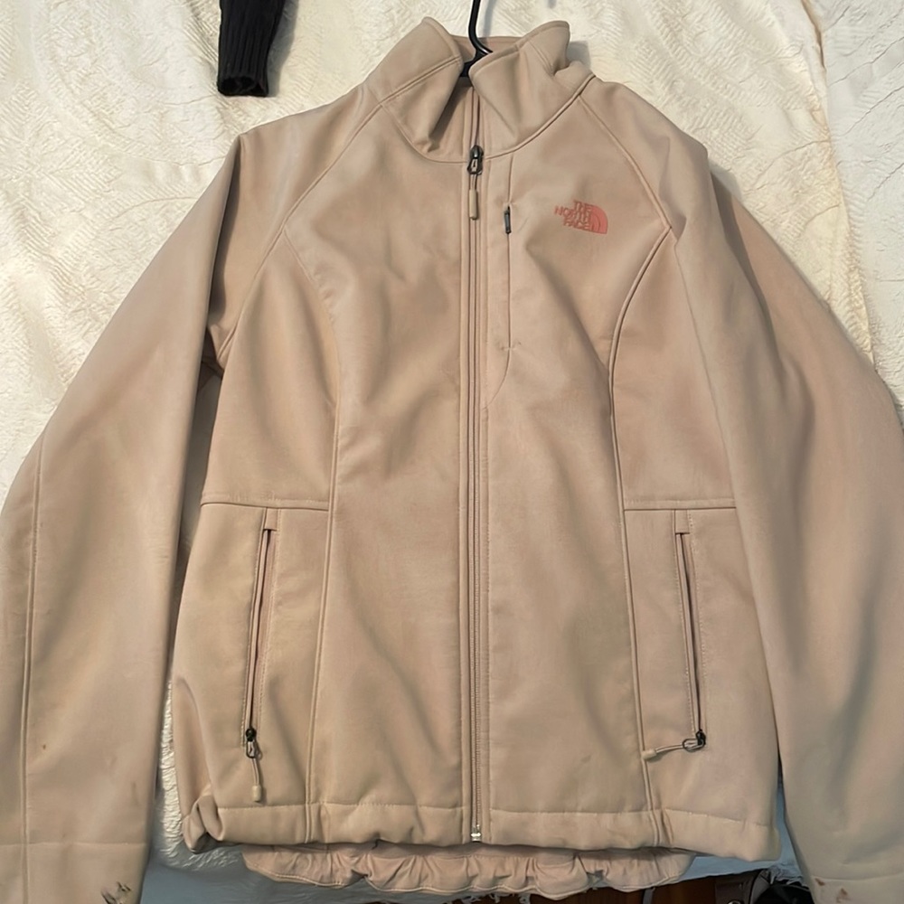 The North Face tan jacket size M